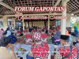 Rejosari, tuan rumah rakor Forum Gapoktan bulan Juli